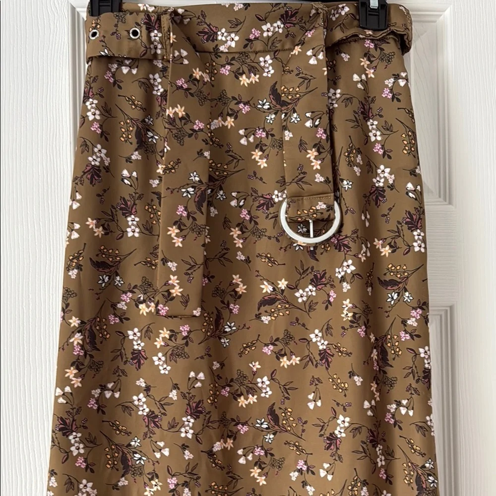 The Fifth Label Brown and Pink A-Line Skirt - Picture 2 of 3